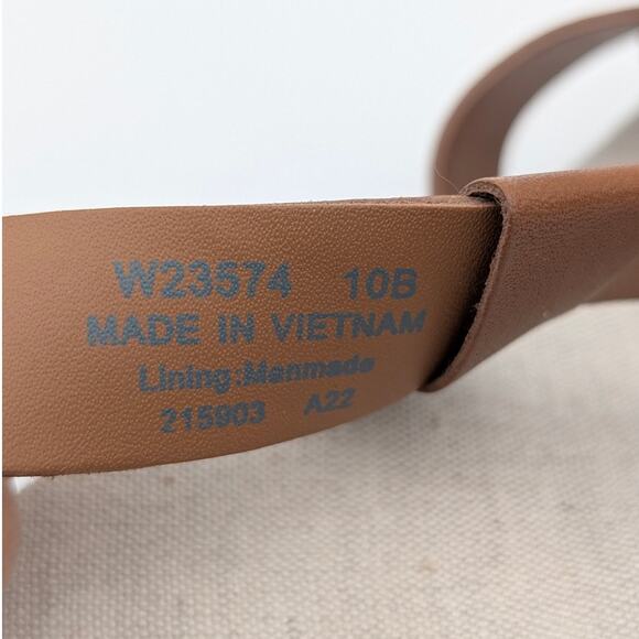 Cole Haan Crystal Slingback Espadrille Wedge Sandal Women's Brown Size US10B - Picture 8 of 11